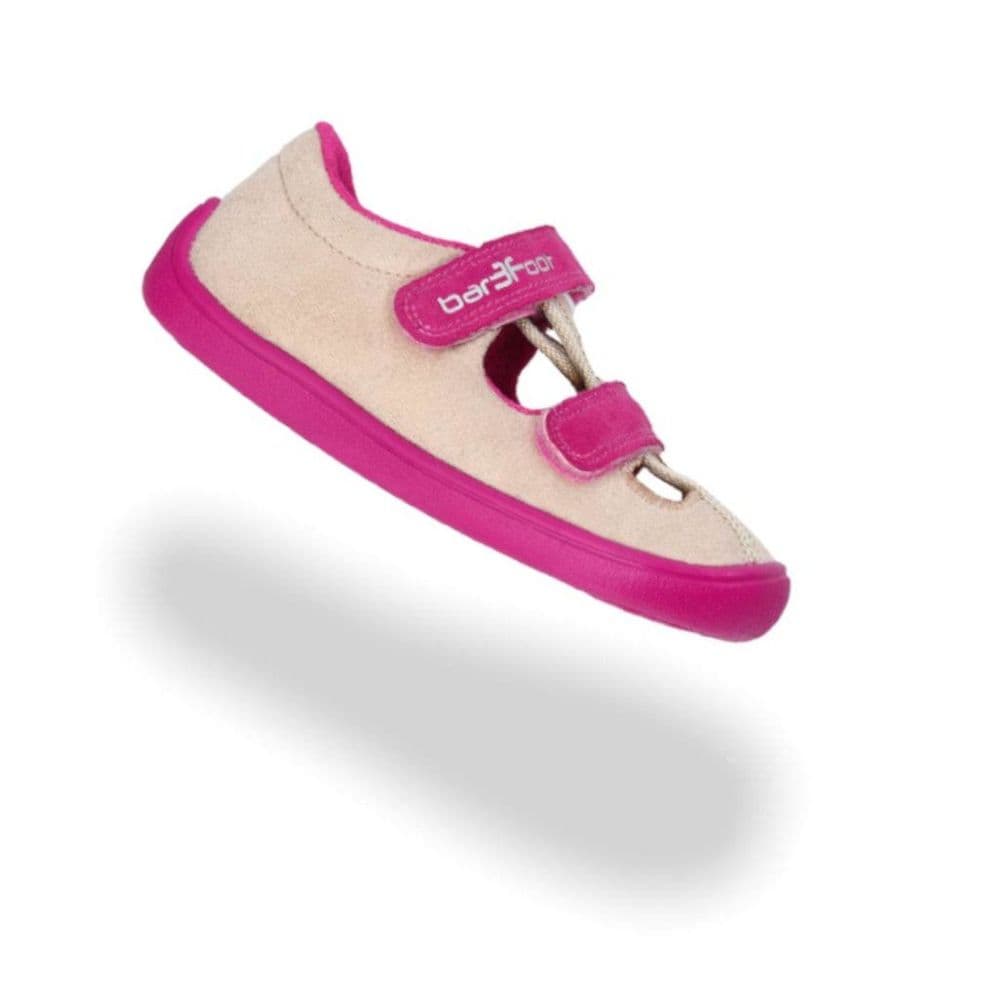 3f Bar3foot Barefoot Sandals Canvas - Sand / Pink