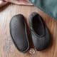 Backorder Omaking Kids' Soft-Soled Leather Slippers Gymnastic Dance Shoes Black