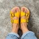 Backorder Tomar Creation Nature Triple Buckle Leather Sandals