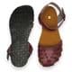 Backorders BioWorld Petra Vegan Barefoot Sandals - Burgundy