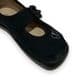 Bar3foot Slim Canvas Mary-Jane Ballet Flats Black