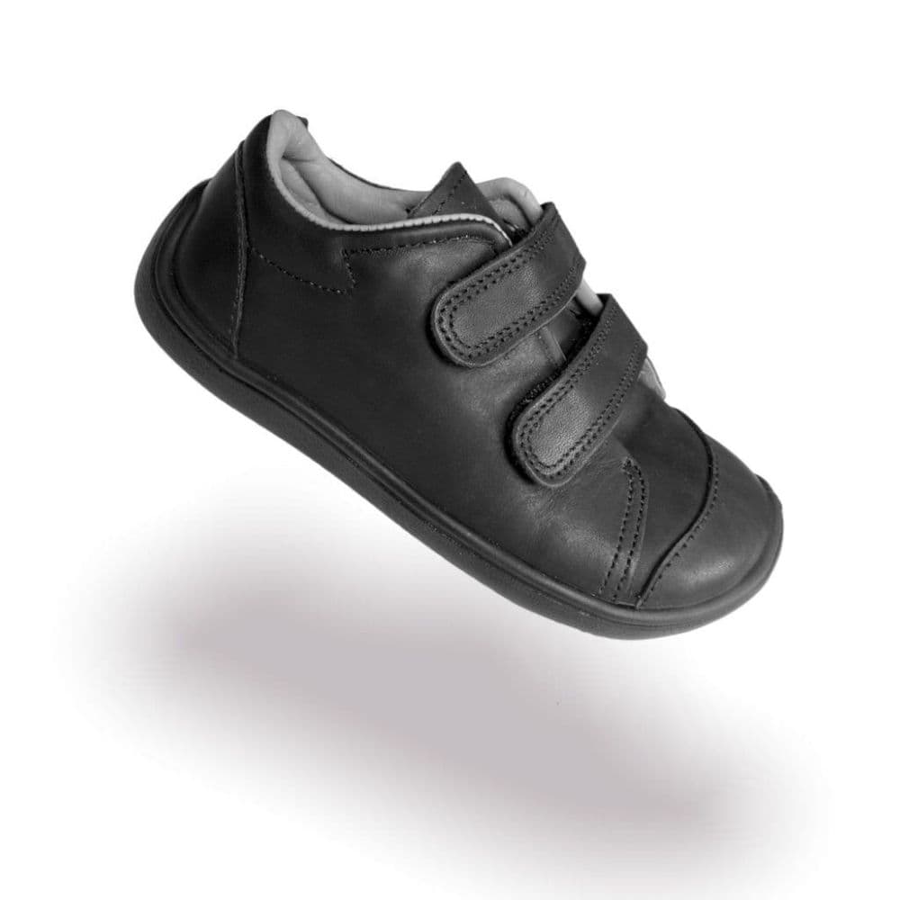 Bar3foot Smart Leather Barefoot School Shoes - Black