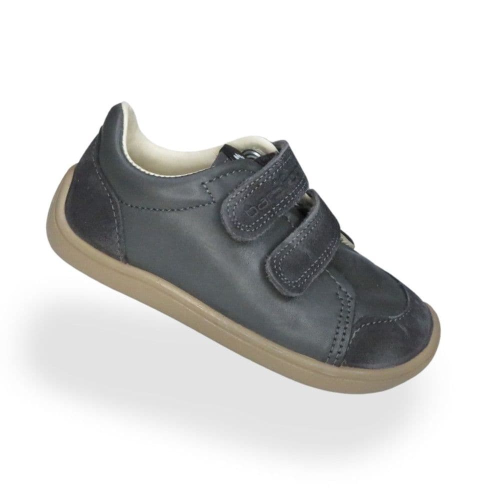 Bar3foot Smart Leather Barefoot Shoes - Dark Grey