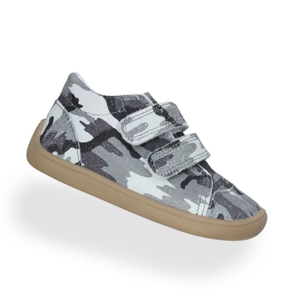 Bar3foot Smart Leather Barefoot Shoes - Grey Camo (1)