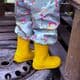 Bareboo Barefoot Rain Boots Wellies - Yellow