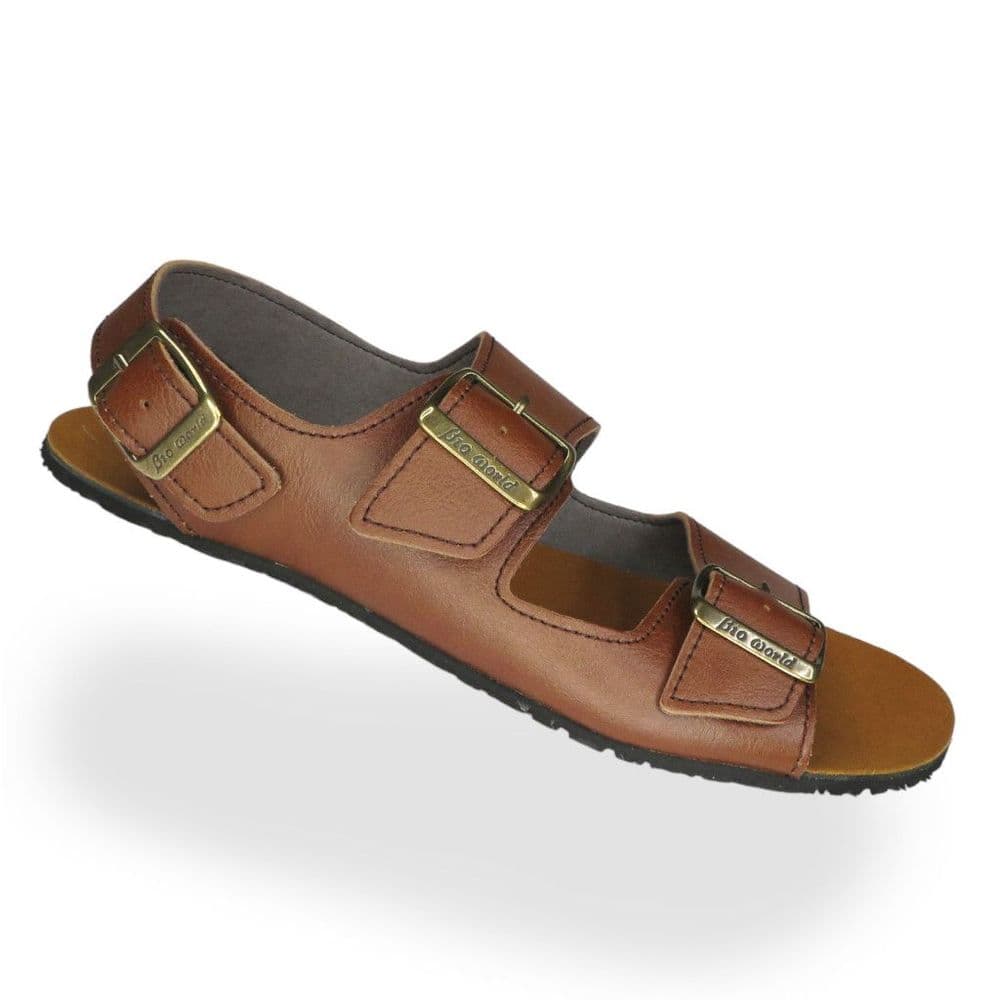 BioWorld Chad Vegan Barefoot Sandals - Brown