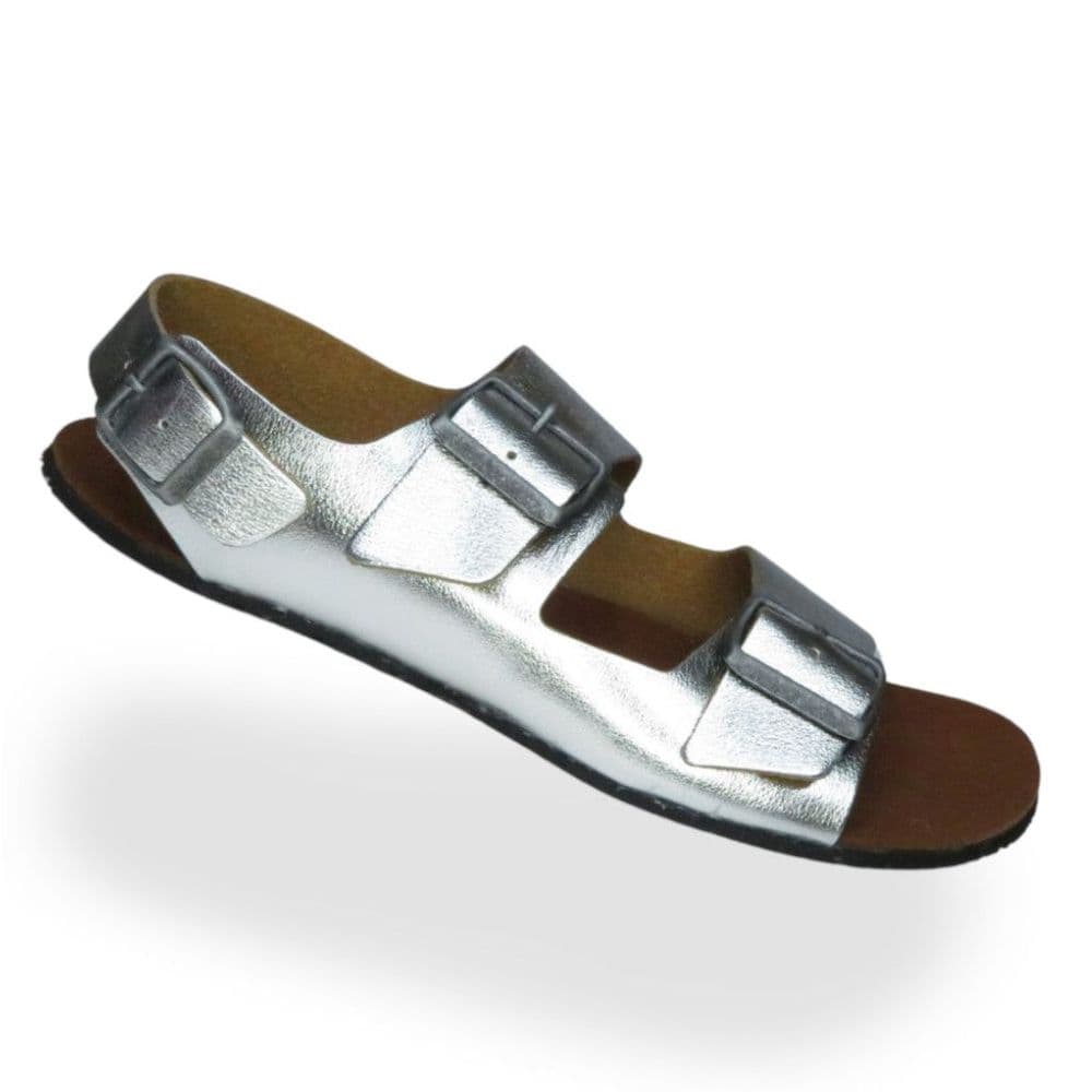 BioWorld Chad Vegan Barefoot Sandals - Silver