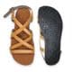 BioWorld Delfos Vegan Barefoot Sandals - Camel