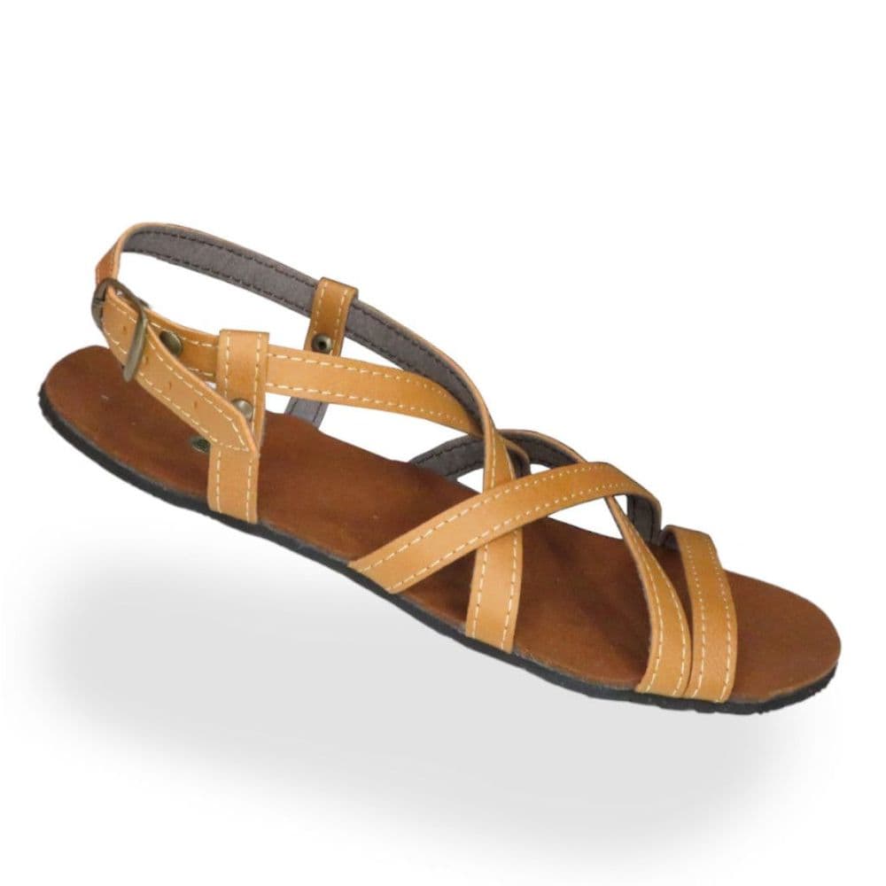 BioWorld Delfos Vegan Barefoot Sandals - Camel