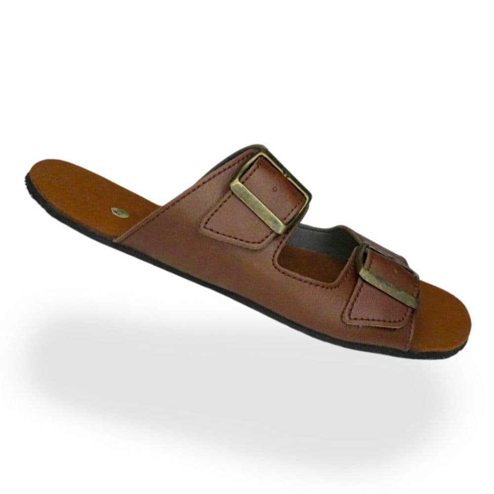BioWorld Victoria Vegan Barefoot Sandals - Brown