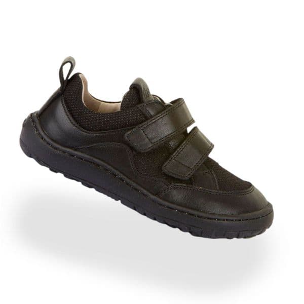 Froddo Barefoot Baze Trainers Black  | Flexible Kids Shoes