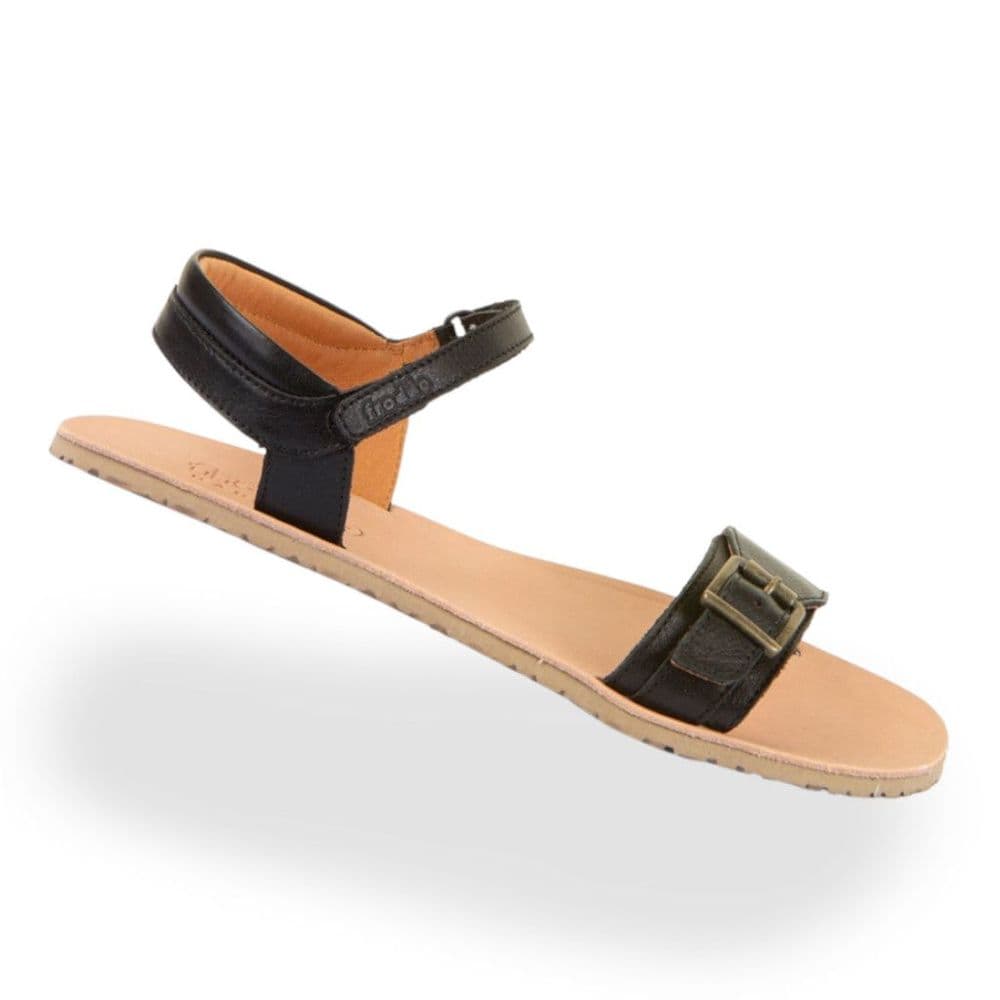 Froddo Barefoot Flexy Buckle Sandals Black | Flexible Kids Sandals