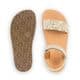 Froddo Barefoot Flexy Sandals Flowers Gold Shine | Flexible Kids Sandals