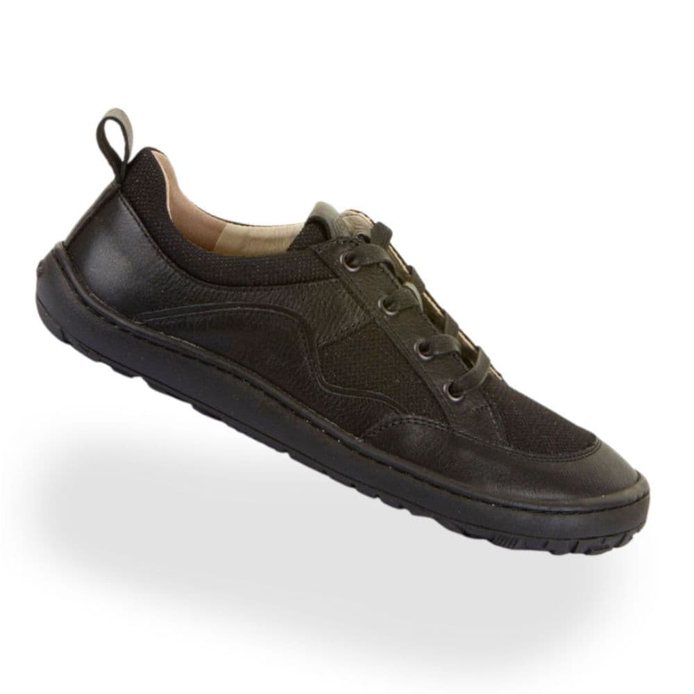 Froddo Barefoot Geo-Mi Trainers Black | Flexible Kids Shoes