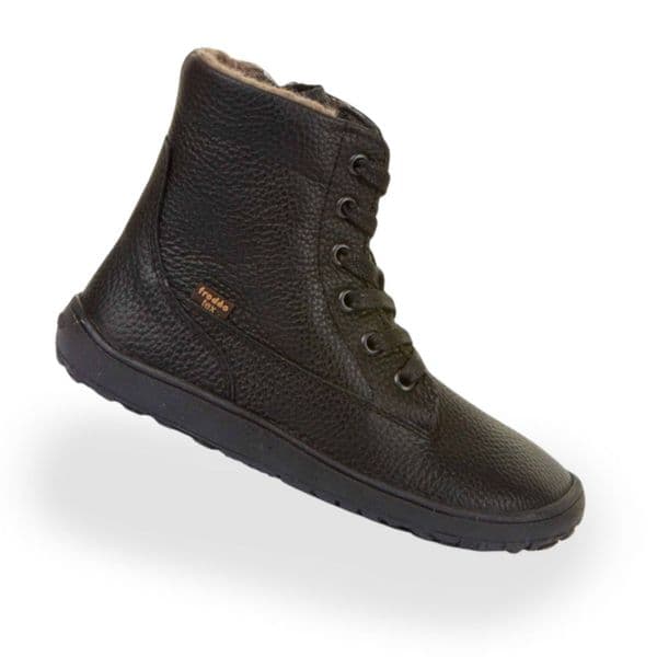 Froddo  Tex Lace Kids' Barefoot  Winter Boots Black
