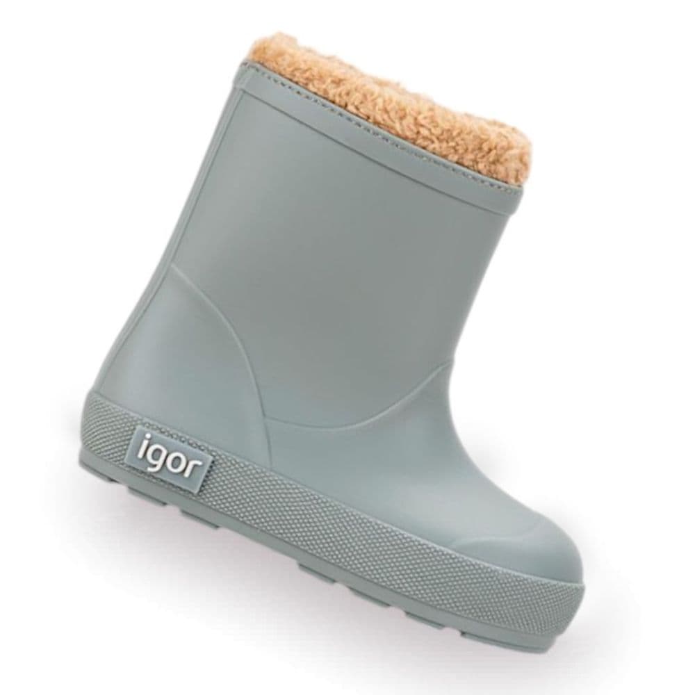 Igor Yogi Warm-Lined Flexible Wellies Green