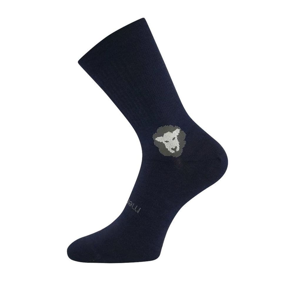Kids' Thin Merino Wool Barefoot Socks Crew Dark Navy