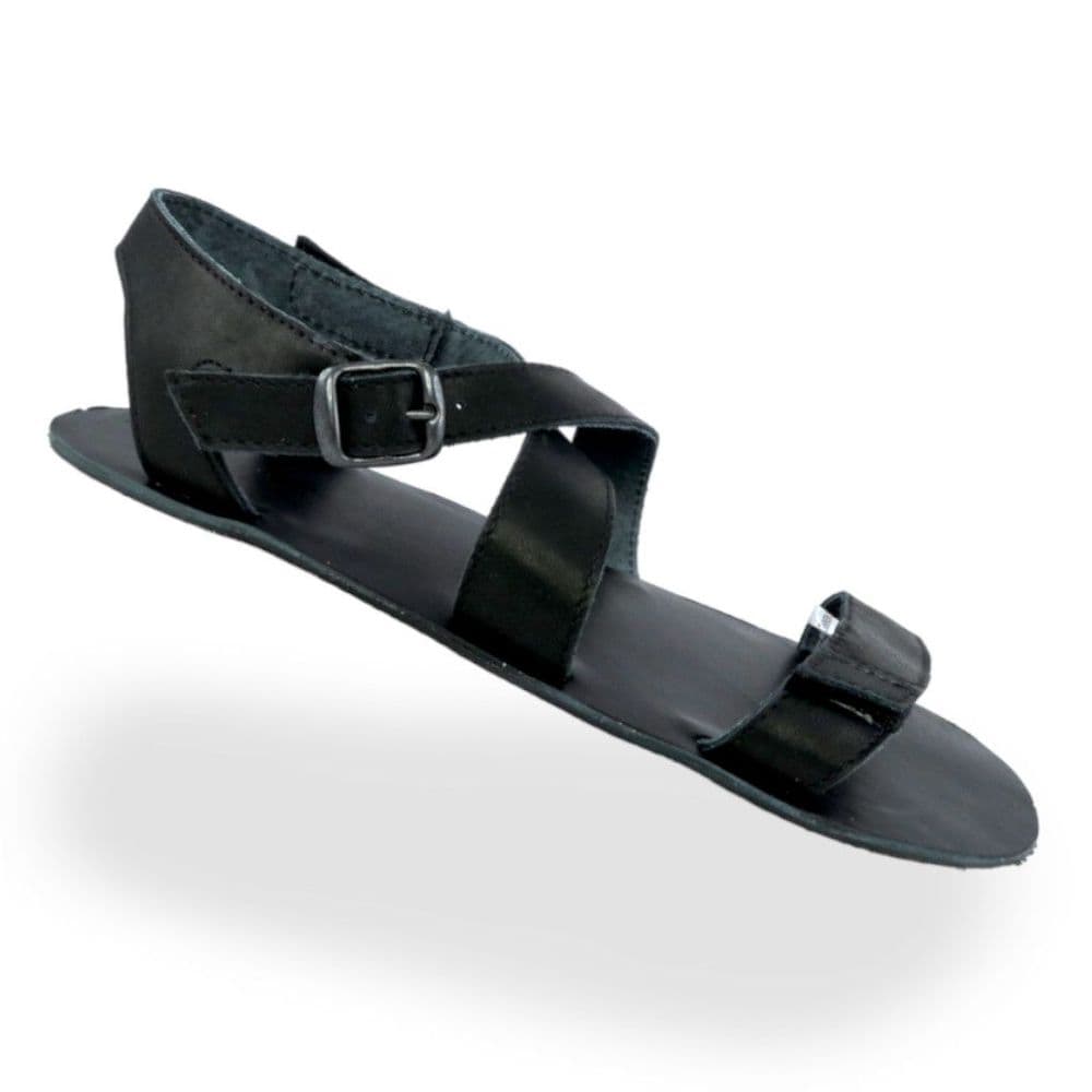 OK Bare Ikaria Leather Barefoot Sandals - Black