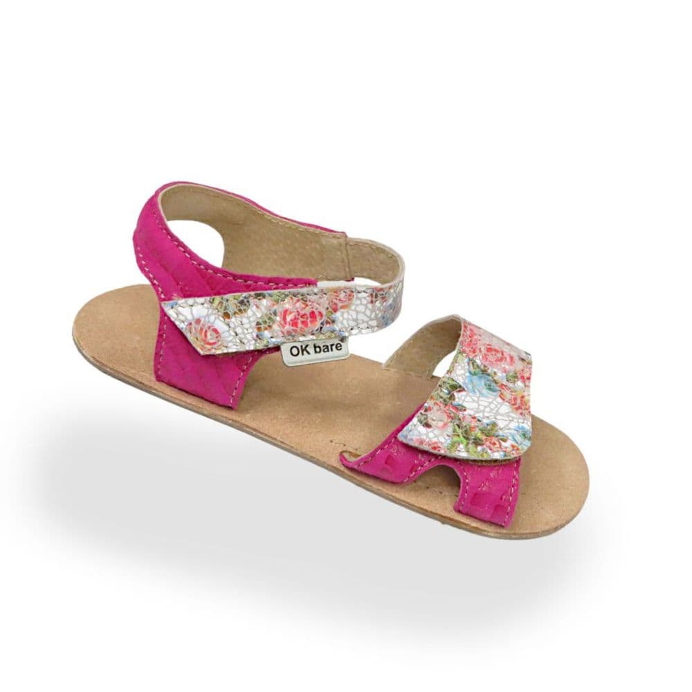 OK Bare Mirissa Open-Heel Barefoot Sandals - Flowers