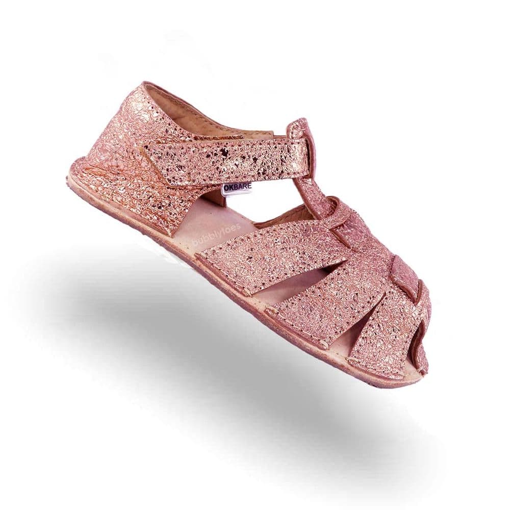 OK Bare Palm Barefoot Sandals - Rose Gold