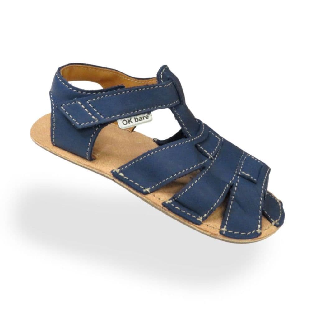 OK Bare Palm Open-Heel Barefoot Sandals - Navy