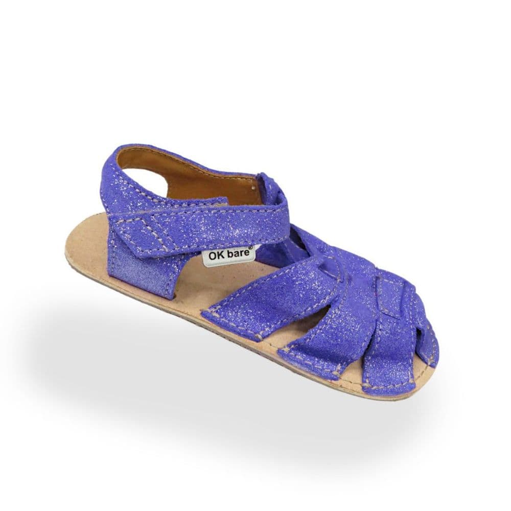 OK Bare Palm Open-Heel Barefoot Sandals - Purple Shine