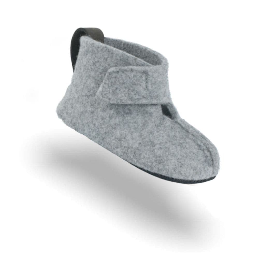 Omaking Kaku Kids' Wool Felt Slippers Grey