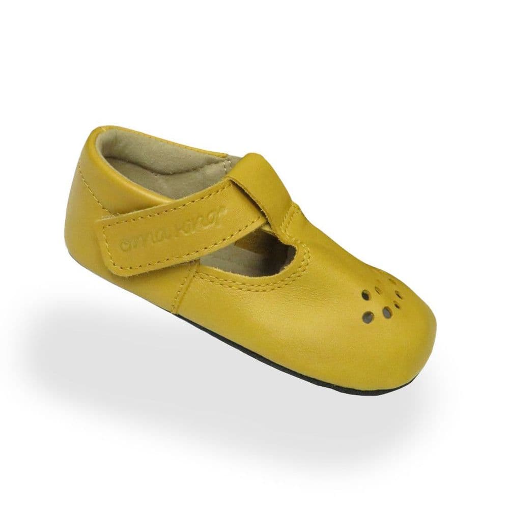 Omaking Mutsu Soft Leather Barefoot Shoes - Yellow