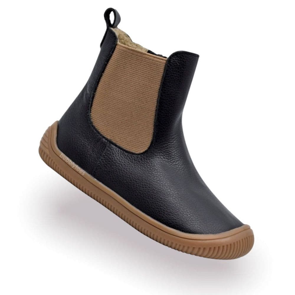 Protetika Barefoot Tita Zip-Up Leather Chelsea Boots - Black