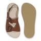 Tomar Creation Nature Triple Buckle Leather Sandals Caramel