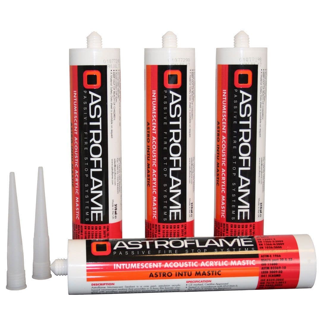 Fire Mastic Box Box x12 Astro Intumescent Fire Mastic White 310ml