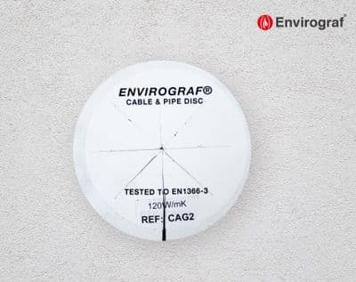 CAG3 Intumescent Discs 90mm For Cables & Pipes Up To 55mm Dia