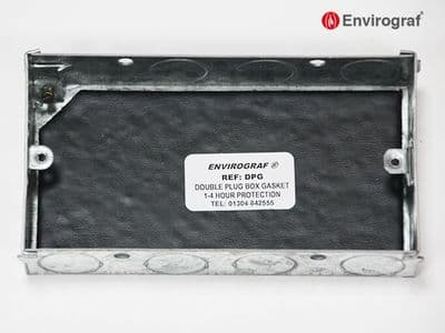 DPG Fireproof Gasket For Double Metal Socket Boxes