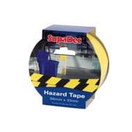 Hazard Warning Tape 50mm x 33 Metre