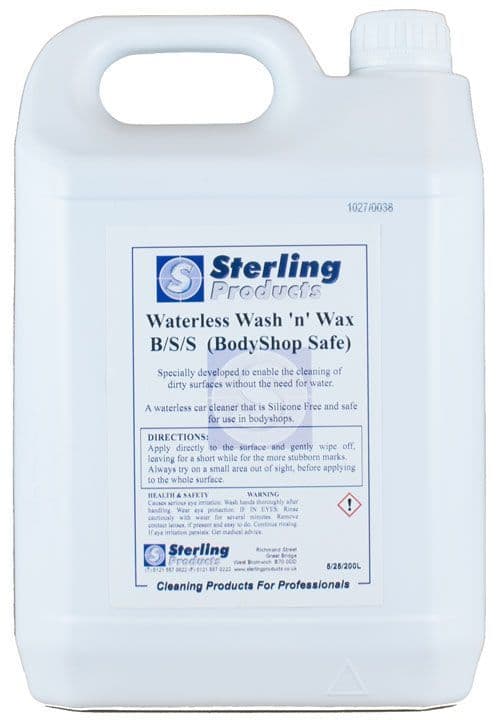 Waterless Detailer Body Shop Safe