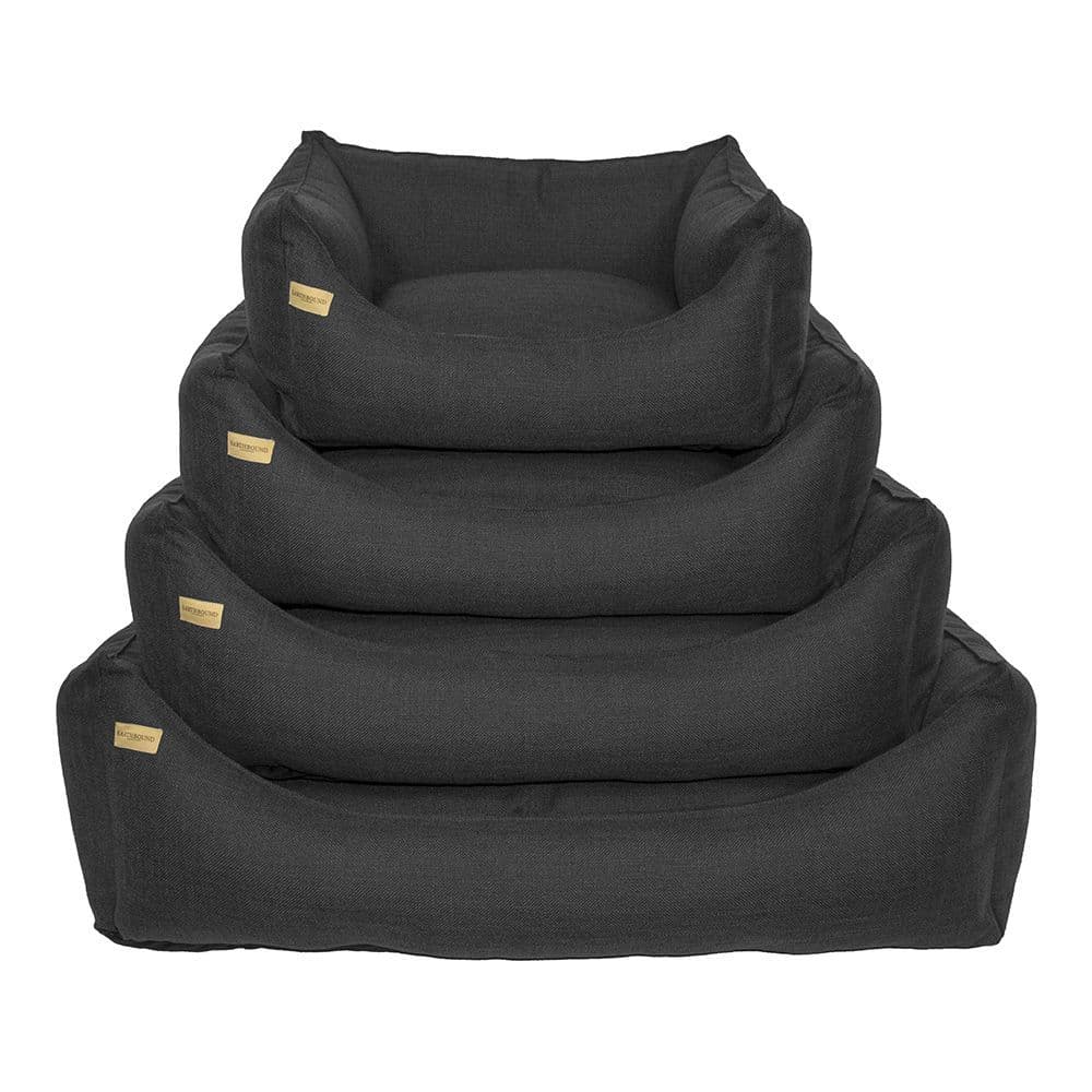 Earthbound Rectangular Removable Weaved Bed Charcoal