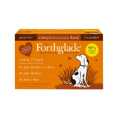 Forthglade Dog Food MultiPack Just Poultry 12x395g