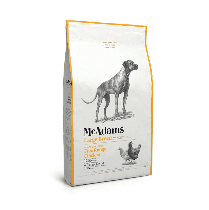 McAdams Dog Food Adult Large Breed Free Range Chicken 10kg