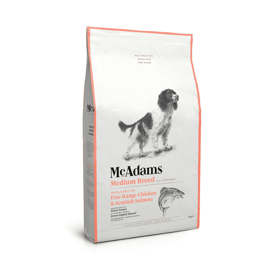 McAdams Dog Food Adult Medium Breed Free Range Chicken & Salmon