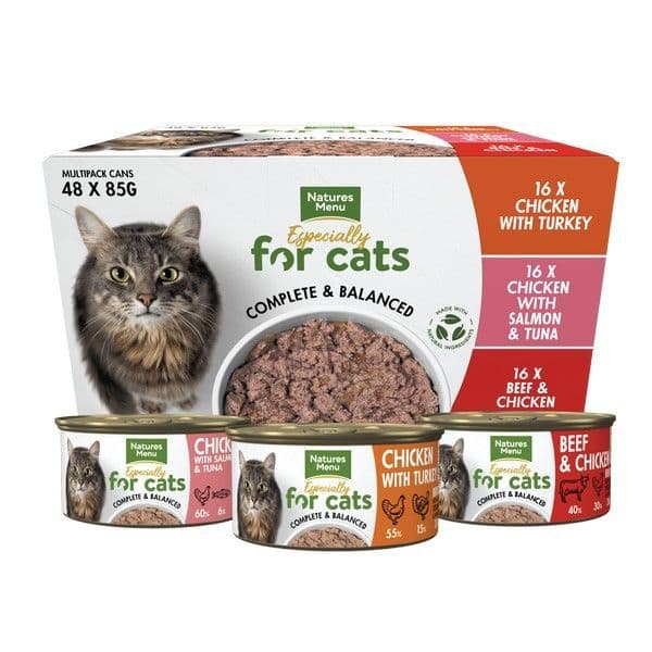 Natures Menu Wet Cat Food MultiPack 48x85g