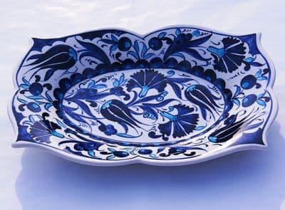 Blue Traditional Ceramic Serving Dish