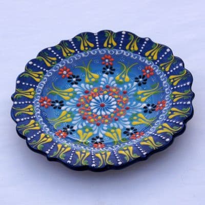 Bright and Colourful  Floral Turkish Ceramic Plate