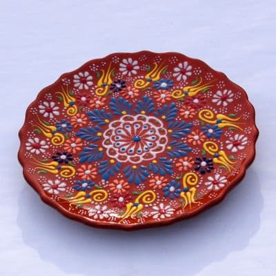 Colourful Hand Painted Turkish Ceramic Plate