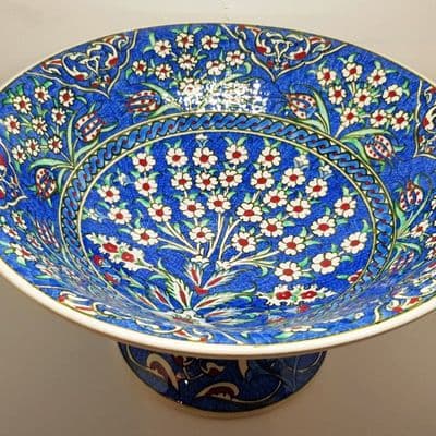 Daisy Ceramic Turkish Bowl - 24.5 cm