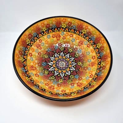 Extra Large Turkish Bowl 30 cm - Yellow