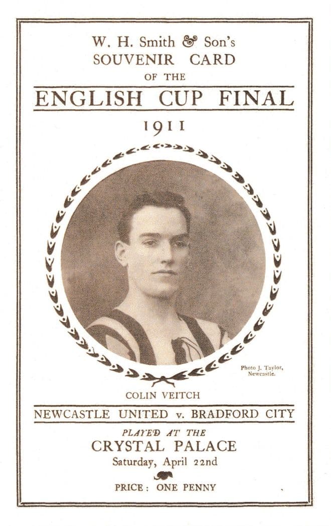 1911 FA CUP FINAL Newcastle United v Bradford City - Full replica match programme