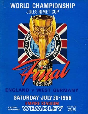 1966 WORLD CUP FINAL England v West Germany - The first ever reprint from the 1960s