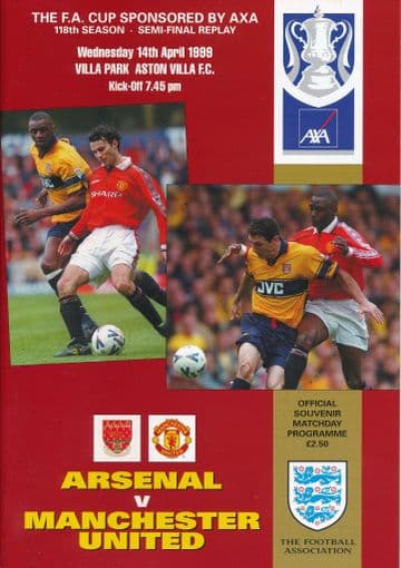 1999 FA Cup Semi Final REPLAY Manchester United v Arsenal - LAST EVER REPLAY!