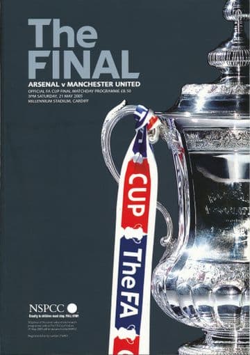2005 FA Cup Final Arsenal v Manchester United - official match programme