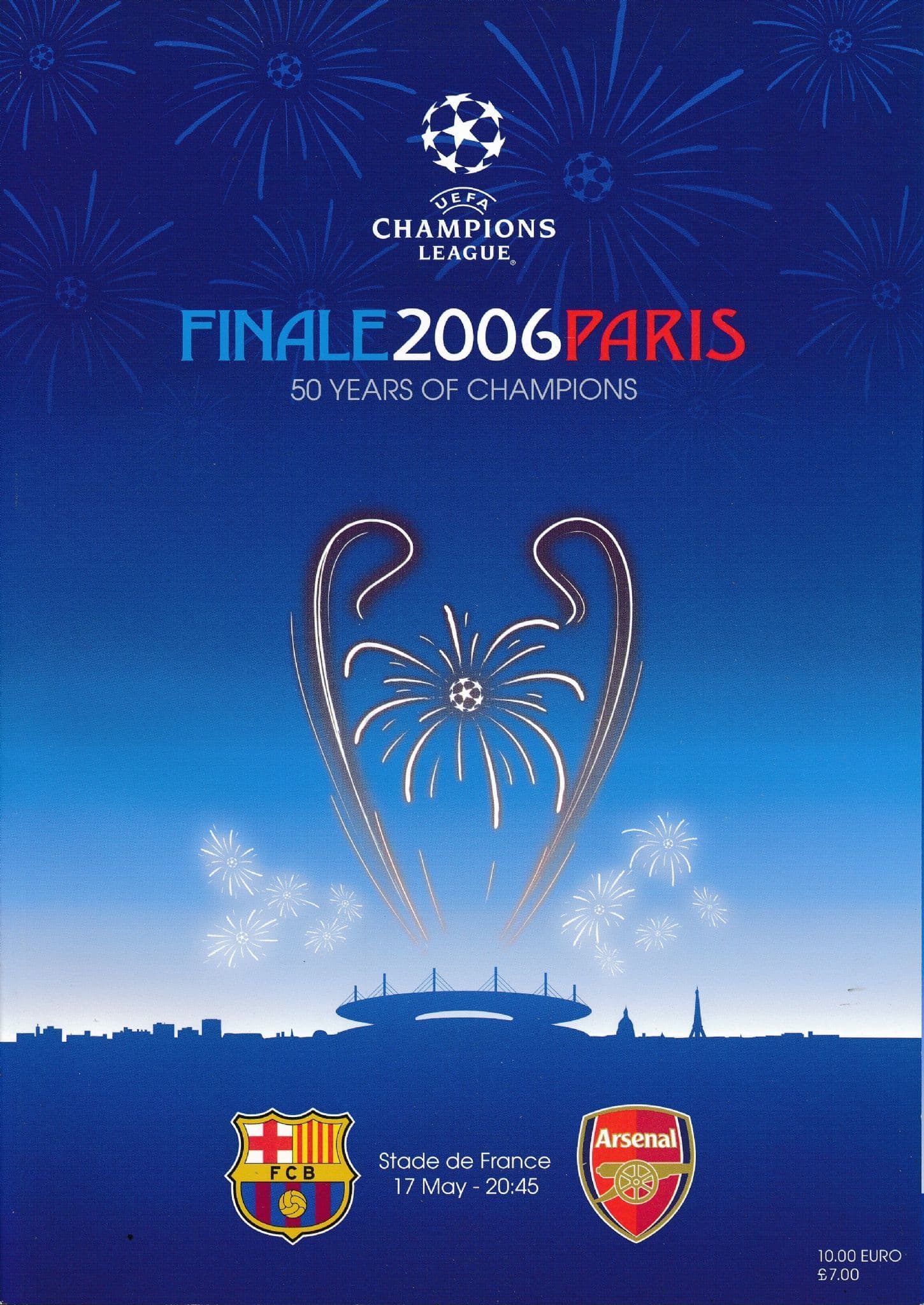 2006 UEFA Champions League Final Barcelona V Arsenal Official Match 2006-uefa-champions-league-final-barcelona-v-arsenal-official-match
